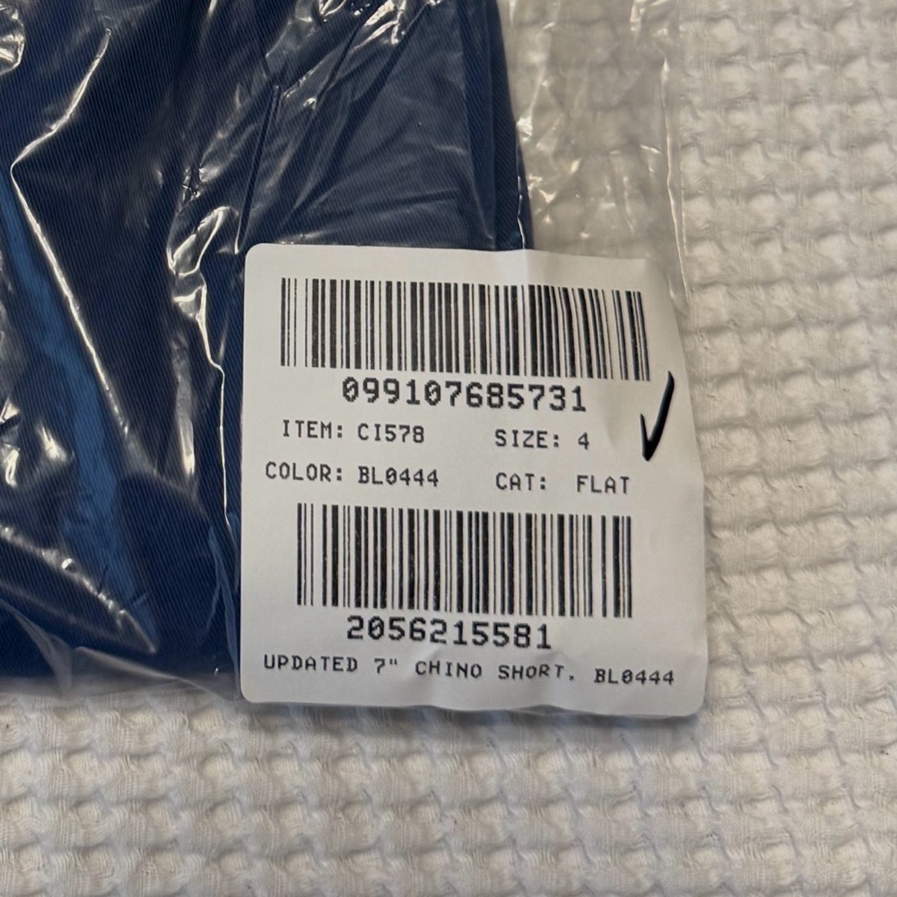 J. Crew Classic 7” Women's Cotton Blend Chinos Shorts NWT 4 Blue - Picture 9 of 9